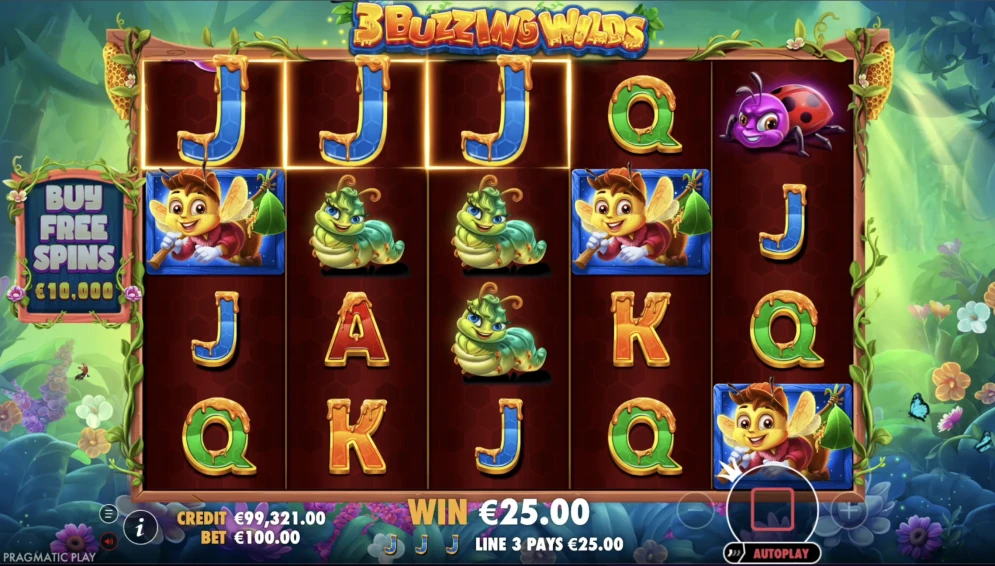 3 Buzzing Wilds Slot