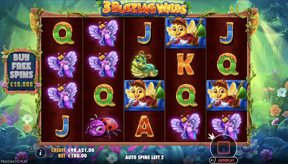 3 Buzzing Wilds Slot
