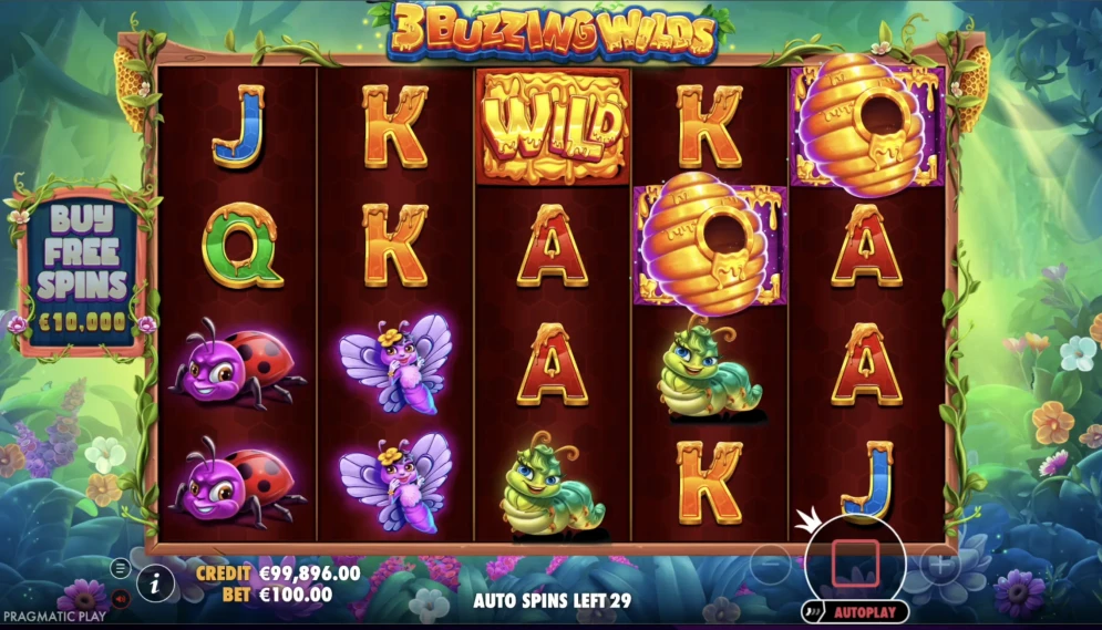 3 Buzzing Wilds Slot