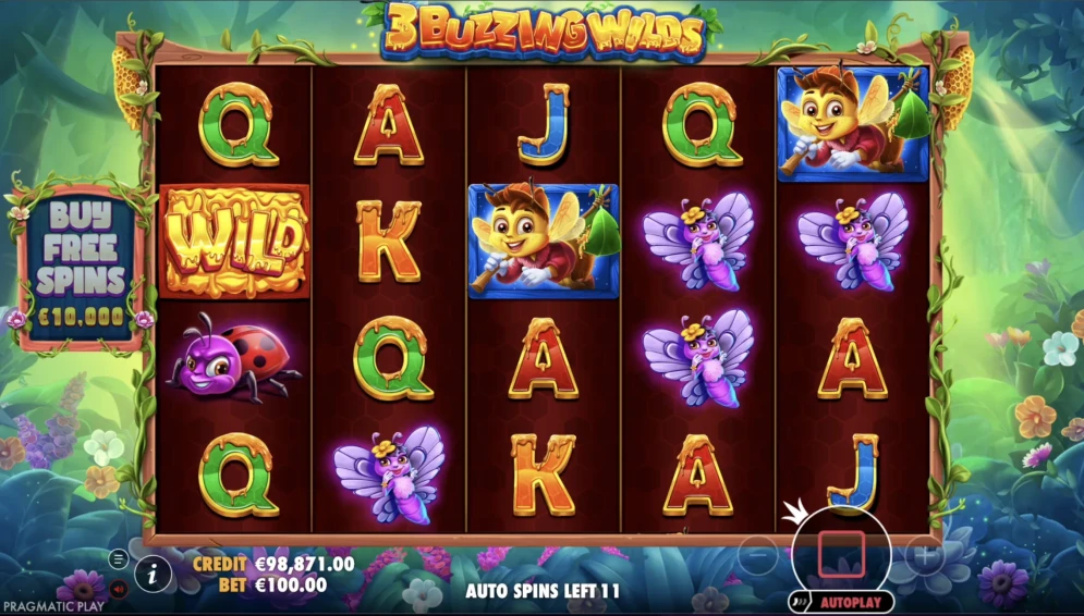 3 Buzzing Wilds Slot